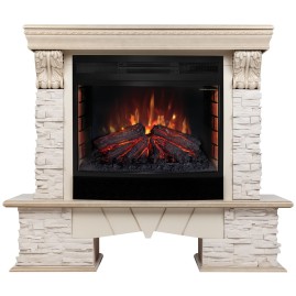 Электрокамин RealFlame Rockland Lux WT c Firefield 25 S IR