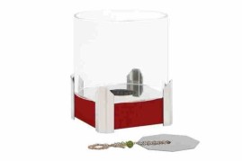Биокамин MINI 1 PREMIUM RED (Silver Smith)