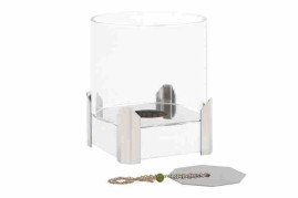 Биокамин MINI 1 PREMIUM WHITE (Silver Smith)