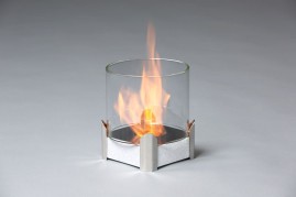 Биокамин MINI 1 PREMIUM WHITE (Silver Smith)