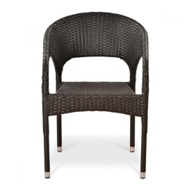 Плетеное кресло из искусственного ротанга Y90C-W51 Brown