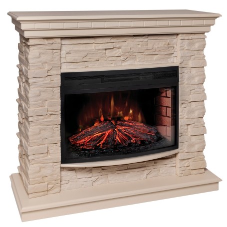 Электрокамин RealFlame Elford 25 WT белый дуб c Firefield 25 S IR