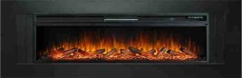 Каминокомплект Line 60 (Разборный) - Черный с очагом Vision 60 LOG LED