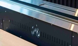 Электрокамин с очагом Schönes Feuer Очаг 3D FireLine 1000 Steel (BASE)