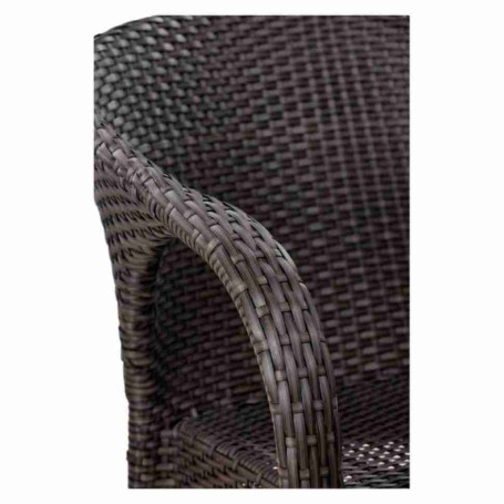Плетеное кресло из искусственного ротанга Y290W-W2390 Brown