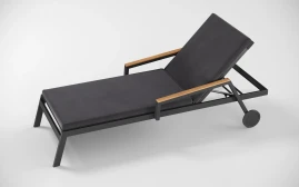 Шезлонг Gardenini Sogno карбон антрацит
