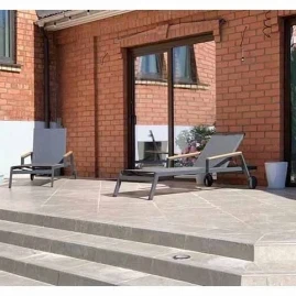 Шезлонг Gardenini Sogno карбон антрацит