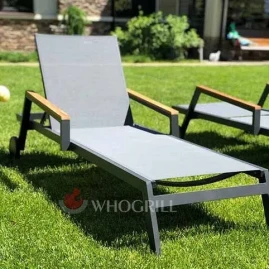 Шезлонг Gardenini Sogno карбон антрацит