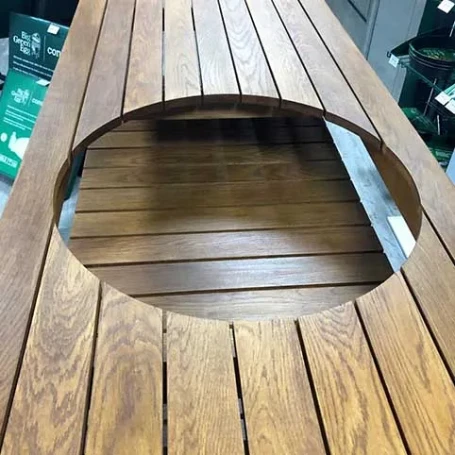 Стол из дуба для гриля Big Green Egg XL