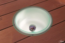 Шайка Cariitti IB 320 LED, водосливной клапан, светодиодная подсветка в комплекте