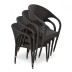 Плетеное кресло из искусственного ротанга Y290B-W52 Brown