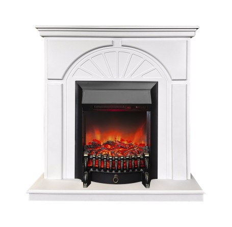 Электрокамин RealFlame Vesta WT-F511 с очагом Fobos Lux BL c пультом ДУ