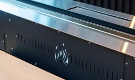 Электрокамин с очагом Schönes Feuer Очаг 3D FireLine 600 Steel (BASE)