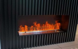 Электрокамин с очагом Schönes Feuer Очаг 3D FireLine 600 Steel (BASE)