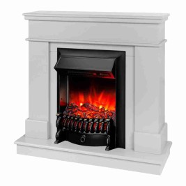 Электрокамин RealFlame Selena STD GR платиновый с очагом Fobos Lux Black RC