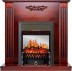 Каминокомплект Lumsden - Махагон коричневый антик с очагом Fobos FX M Black RC