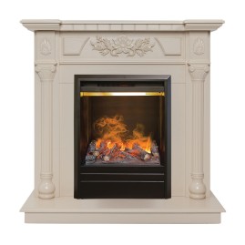 Электрокамин RealFlame Dacota WT белый дуб с очагом 3D Olympic