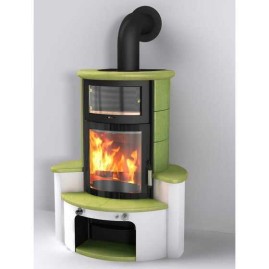 Печь 63 GT ECOplus, limone 630, черная рамка (Hark)