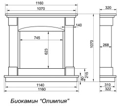 Биокамин Олимпия