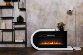 Royal Flame Портал Basel 60 L - Белый с черным