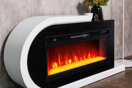Royal Flame Портал Basel 60 L - Белый с черным