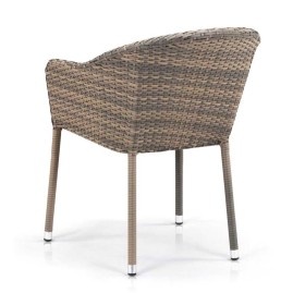 Плетеное кресло из искусственного ротанга Y375G-W1289 Pale