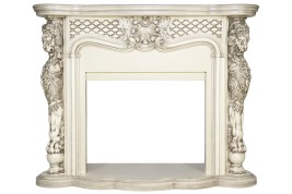 Каминокомплект Castle - Слоновая кость с патиной с очагом Vision 30 EF LED FX