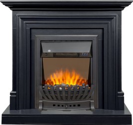 Каминокомплект Bradford - Серый графит с очагом Aspen Black