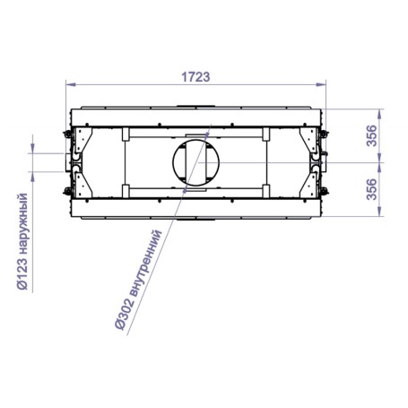 Каминная топка DF 1500W (Stav)