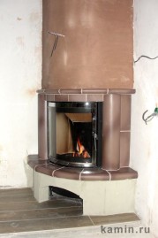 Каминная топка 600/57 RK ECOPLUS, рамка хром (Hark)