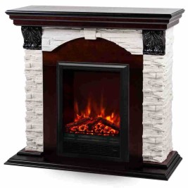 Электрокамин RealFlame Dublin Lux AO античный дуб с очагом Eugene