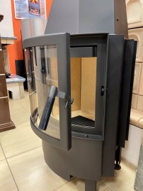 Каминная топка 800/45 RK, чёрная рамка (Hark)