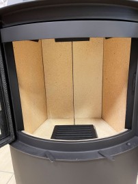 Каминная топка 800/45 RK, чёрная рамка (Hark)