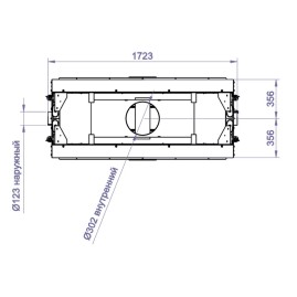 Каминная топка DF 1500B (Stav)