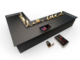 Автоматический биокамин ZeFire М 1000x1400 угловой с ДУ (ZeFire)