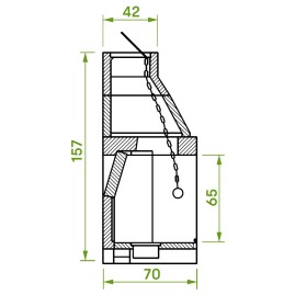 Каминная топка PATIO 96 R (Palazzetti)
