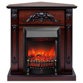 Электрокамин RealFlame Anita Corner AO античный дуб с очагом Fobos Lux Black RC