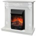 Электрокамин RealFlame Ottawa WT белое золото с очагом Majestic Lux Black