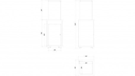 Нагреватель газовый PATIO MINI/G31/37MBAR/B - белое стекло, пульт