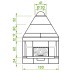 Каминная топка PATIO 116 R (Palazzetti)