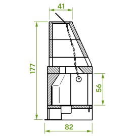 Каминная топка PATIO 116 R (Palazzetti)