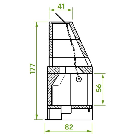 Каминная топка PATIO 116 R (Palazzetti)