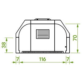 Каминная топка PATIO 116 R (Palazzetti)