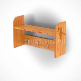 Полка с вешалкой Bentwood (Лиственница)