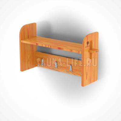 Полка с вешалкой Bentwood (Лиственница)