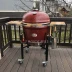 Керамический гриль Monolith Le Chef Red PRO 2.0 с ножками