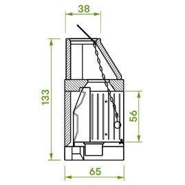 Каминная топка PATIO 86 G (Palazzetti)