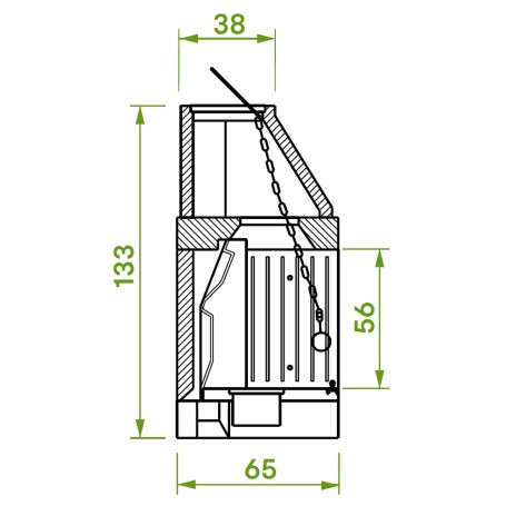 Каминная топка PATIO 86 G (Palazzetti)