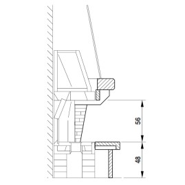 Облицовка VALCOMELICO DX, с духовкой (Palazzetti)