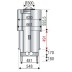 Каминная топка H 1600 DOUBLE FACE (Axis)